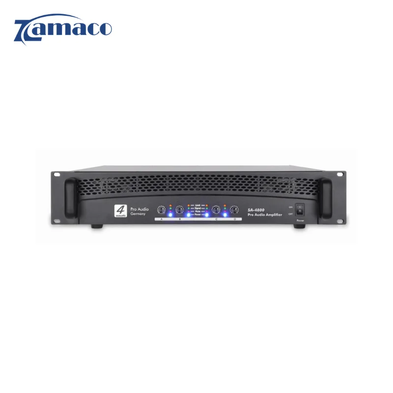 amplifier 4acoustic sa4800 class h 4 kenh cong suat cao chinh hang 1