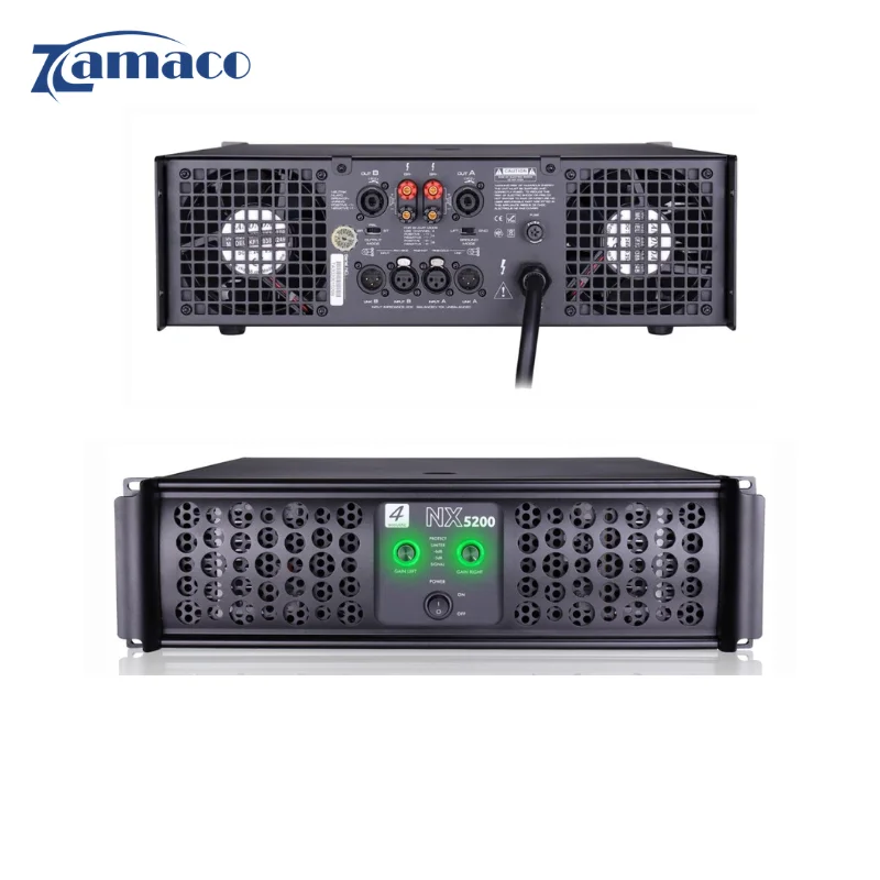 amplifier class td 4acoustic nx5200 chinh hang cuc day cong suat 5000w 4