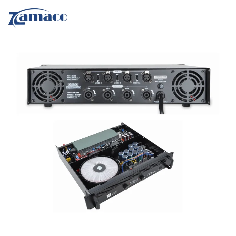 bo khuech dai amplifier class h 4acoustic sa4600 cong suat 4 kenh chinh hang 4
