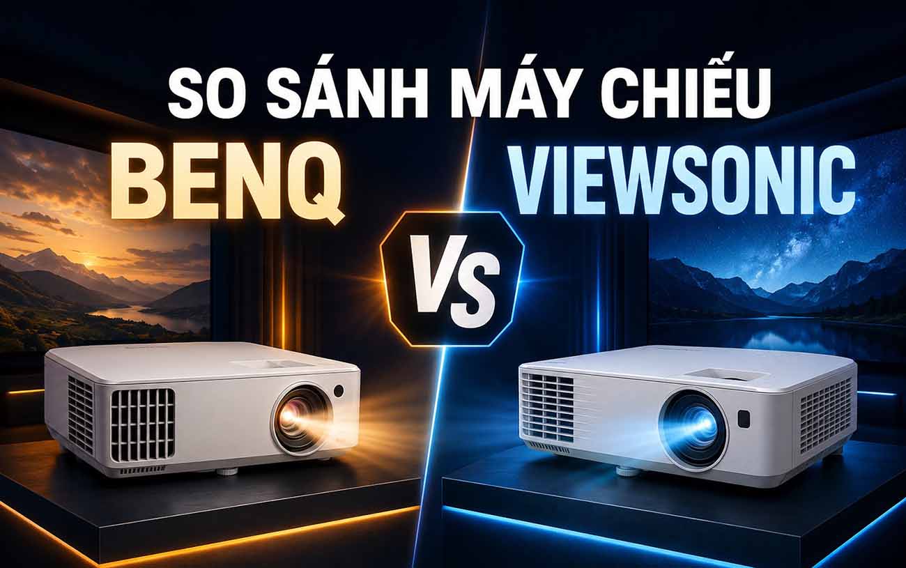 So sánh máy chiếu BenQ và ViewSonic