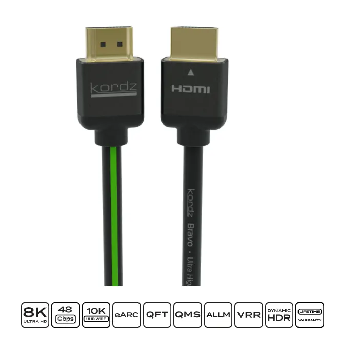 Cáp HDMI Kordz Bravo 8K 48Gbps 1–3m