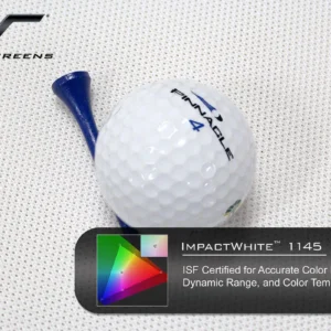 Màn chiếu Elite Screens Designer Cut ImpactWhite 360 – phòng golf mô phỏng