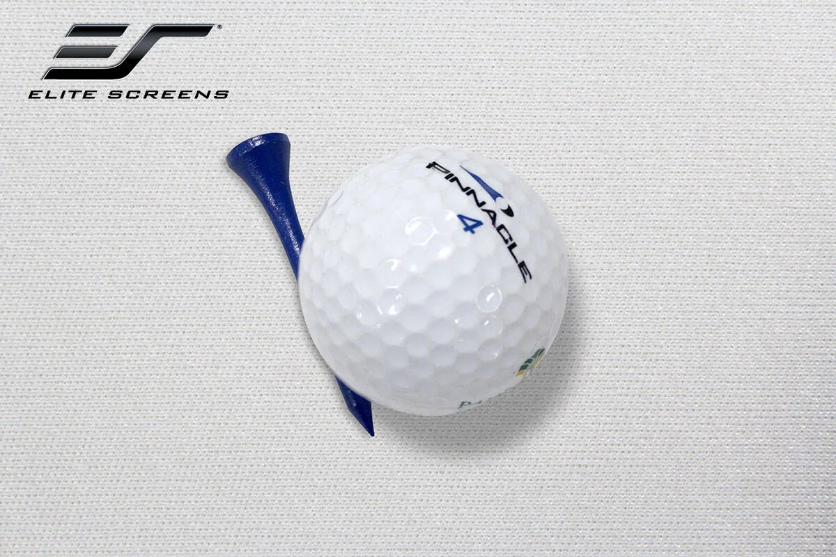 Màn chiếu Elite Screens Designer Cut ImpactWhite 360 – phòng golf mô phỏng