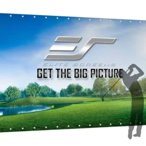 Màn chiếu Elite Screens GolfSim DIY ImpactWhite – phòng golf mô phỏng