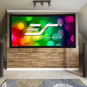 Màn chiếu Elite Screens Lunette 2 – lắp đặt trong phòng giải trí