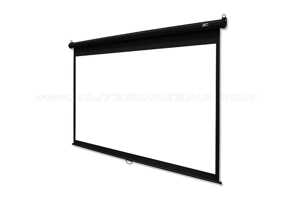Màn chiếu Elite Screens Manual B – góc nhìn nghiêng
