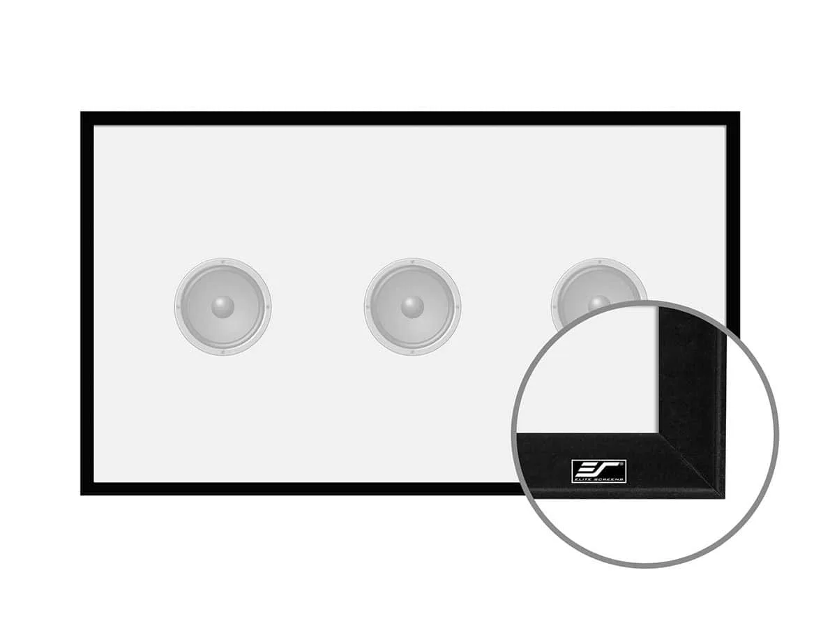 Màn chiếu Elite Screens Sable Frame AcousticPro 1080P3 – đặt loa phía sau màn