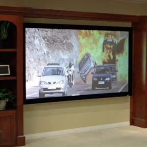 Màn chiếu Elite Screens Sable Frame CineGrey 3D – lắp đặt trong phòng giải trí