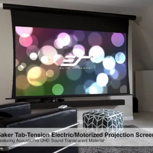 Màn chiếu Elite Screens Saker Tab-Tension AcousticPro UHD – hình ảnh thực tế