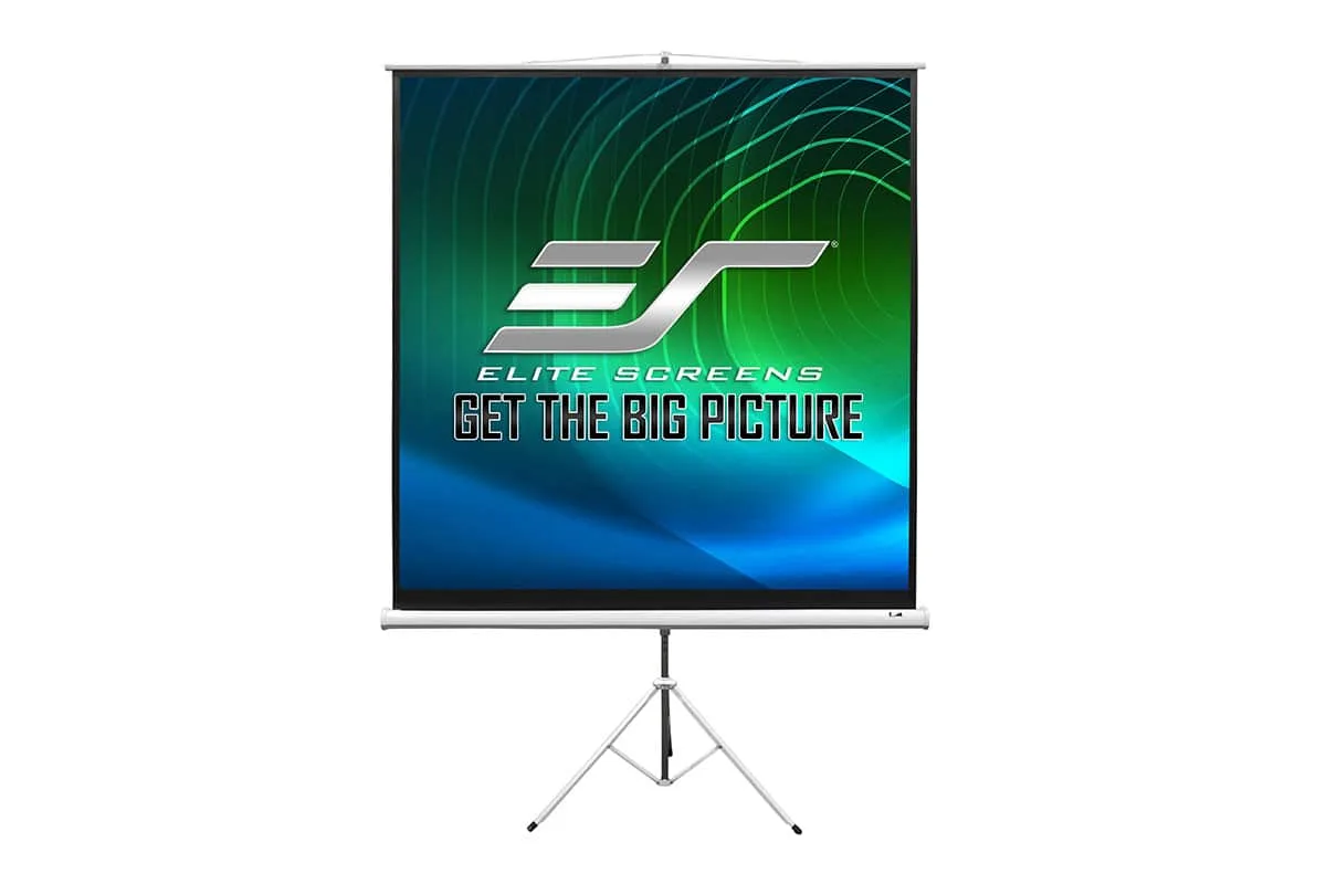 Màn chiếu Elite Screens Tripod – mặt trước màn chiếu
