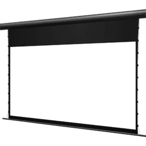 Màn chiếu Elite Screens Yard Master Electric Tension CineWhite – góc nhìn nghiêng