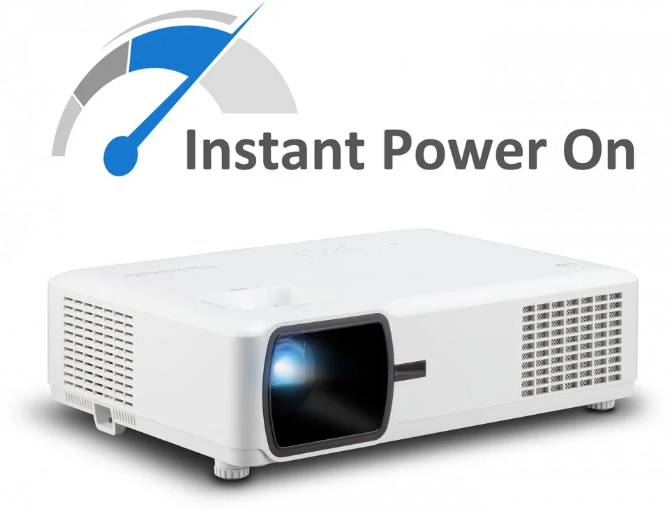 Bật/tắt tức thì, không cần chờ – ViewSonic LS600WE