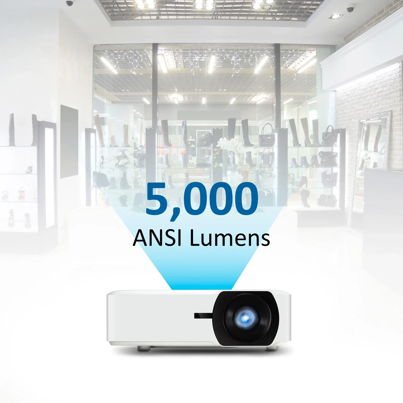 Độ sáng cao 5.000 ANSI Lumens – ViewSonic LS850WU