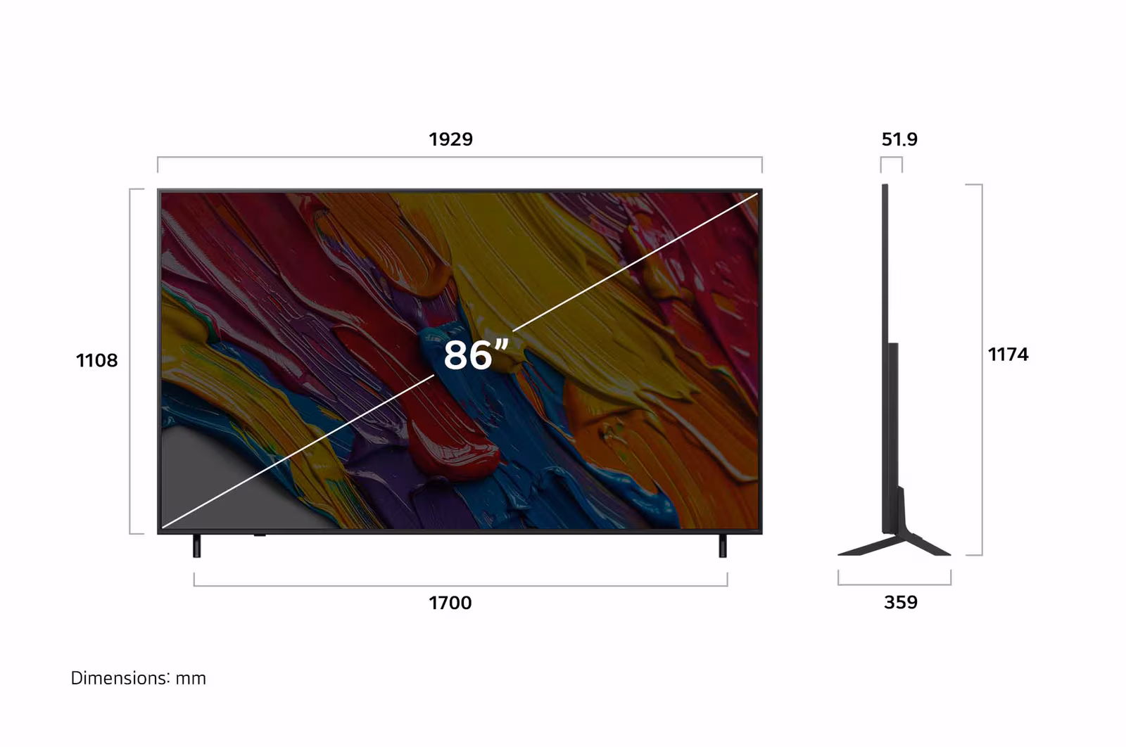 Tivi LG AI 2025 QNED AI QNED82 86 inch 86QNED82ASA 4K